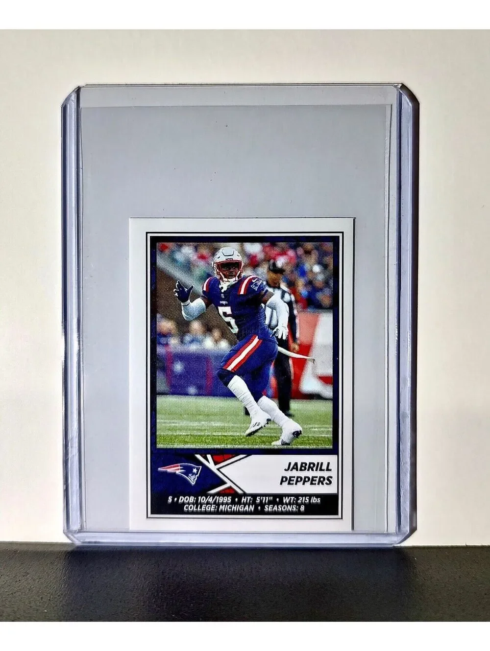Jabrill Peppers 2024 Panini NFL Sticker #87 New England Patriots